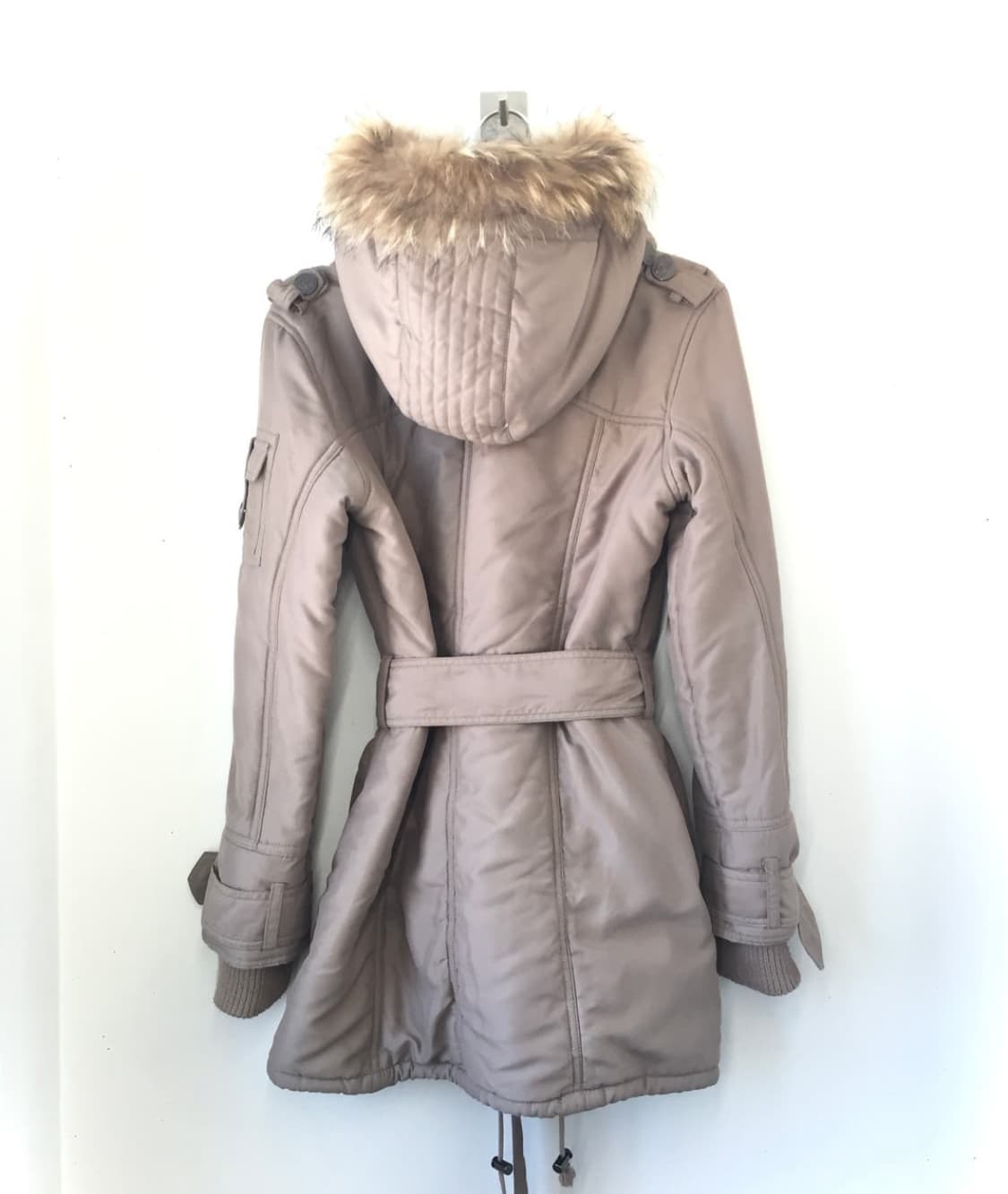 O0s Belted Fur Buttons Jaket 상품이미지3