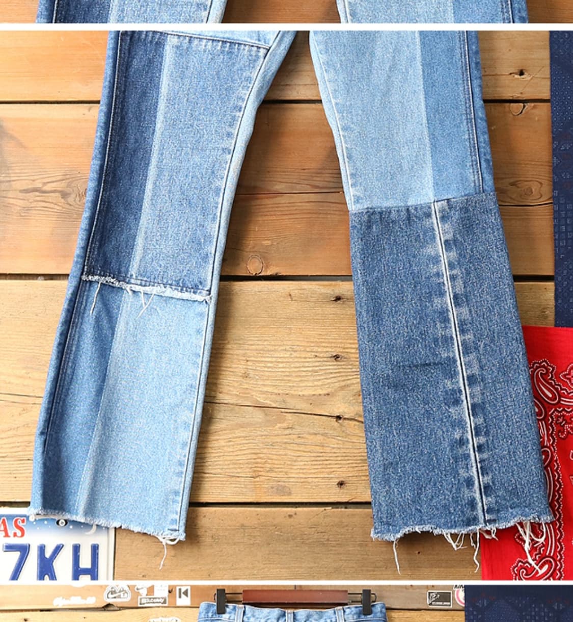 

일본판 wrangler 랭글러 빈티지 부츠컷 커스텀 데님팬츠  

 상품이미지3