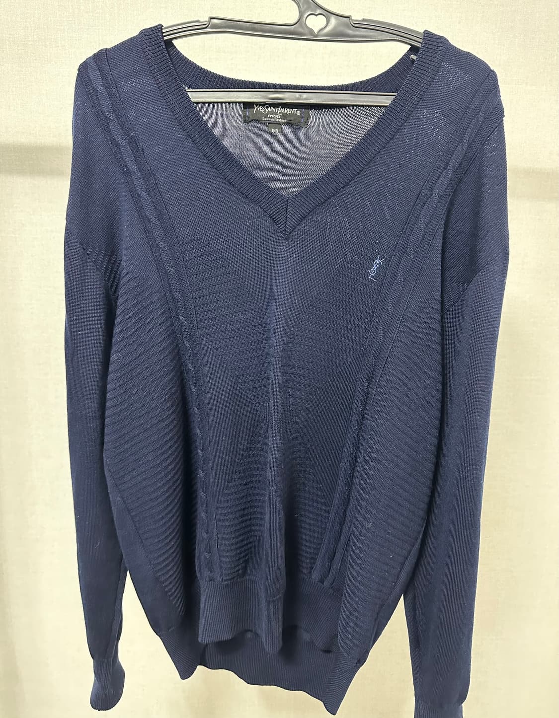 Ysl 입생로랑 올드스쿨 네이비 니트 95 상품이미지1