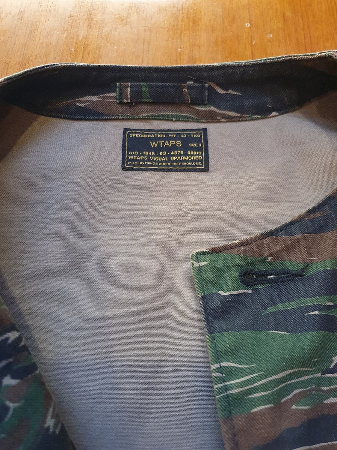 더블탭스 17 시즌 스카웃 셔츠 상품이미지2