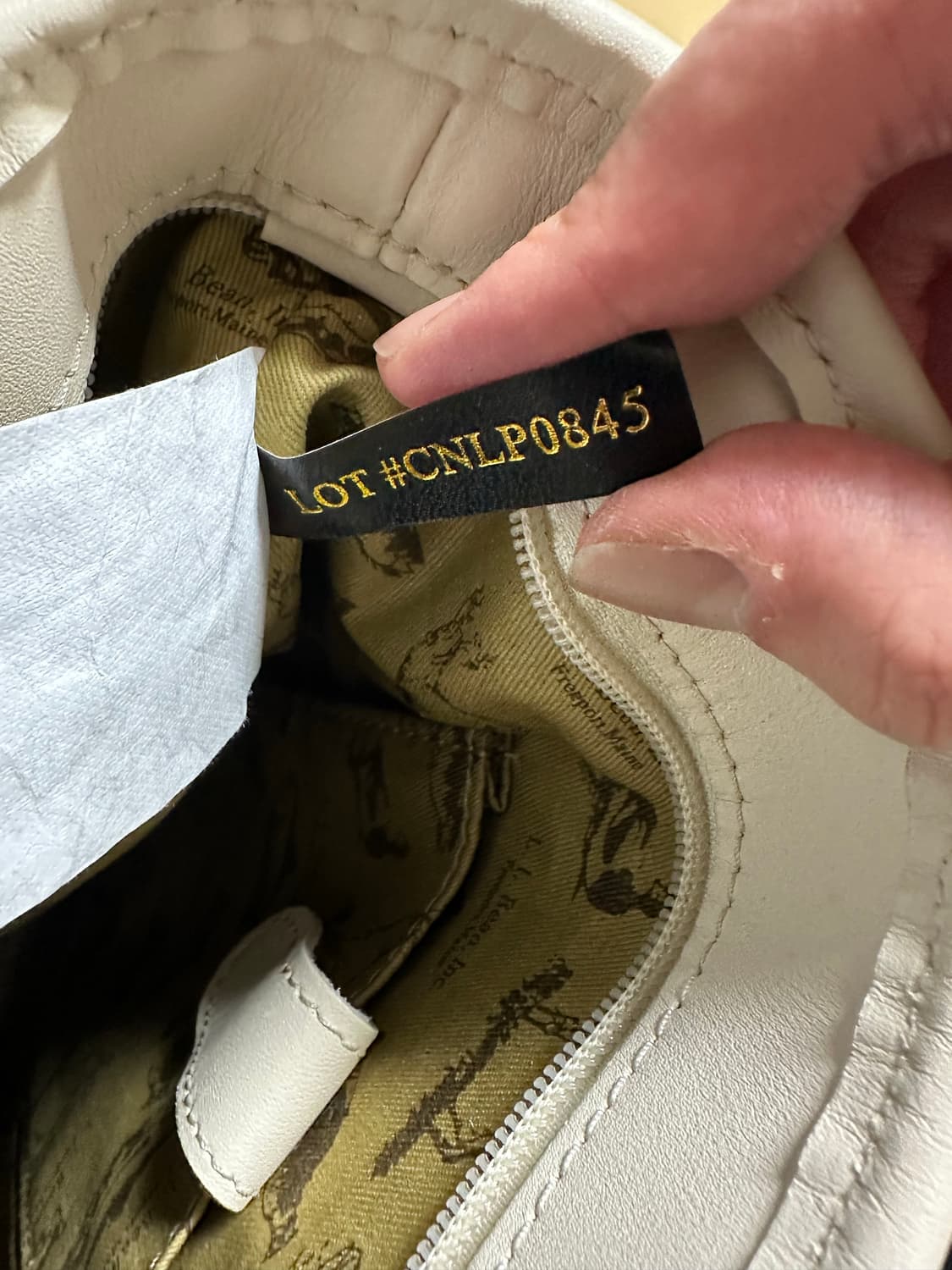 L.L.Bean 엘엘빈 화이트 레더 토트백 상품이미지10