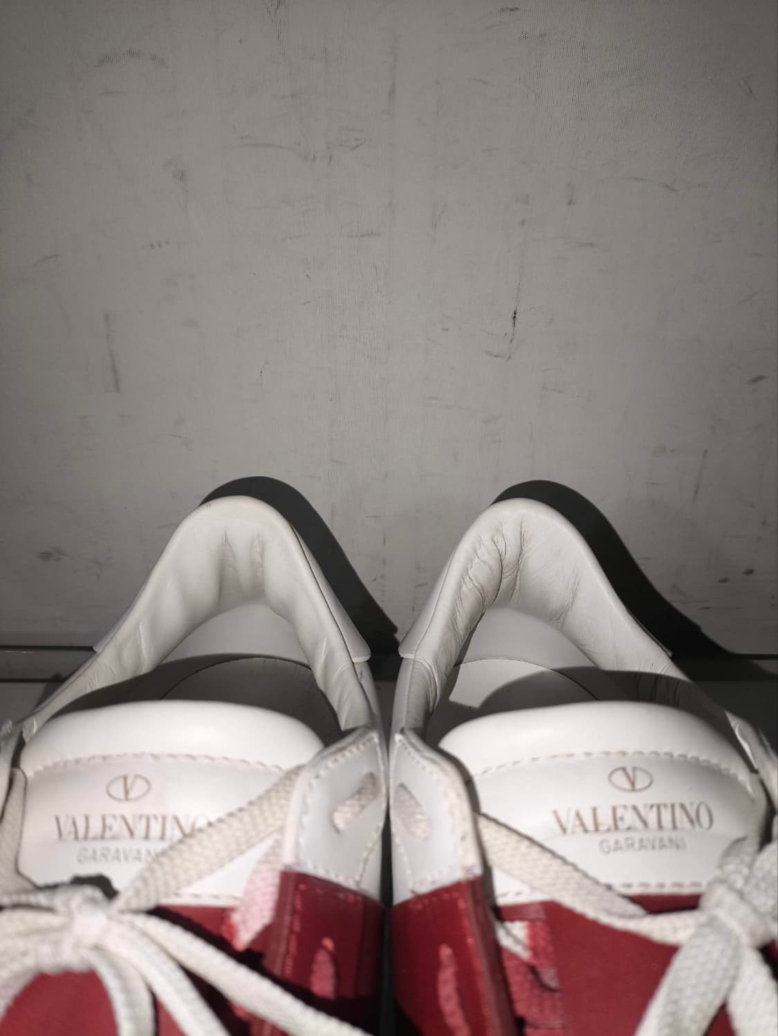 39.5 265mm 발렌티노 히든 오픈 락스터드 스니커즈 상품이미지5