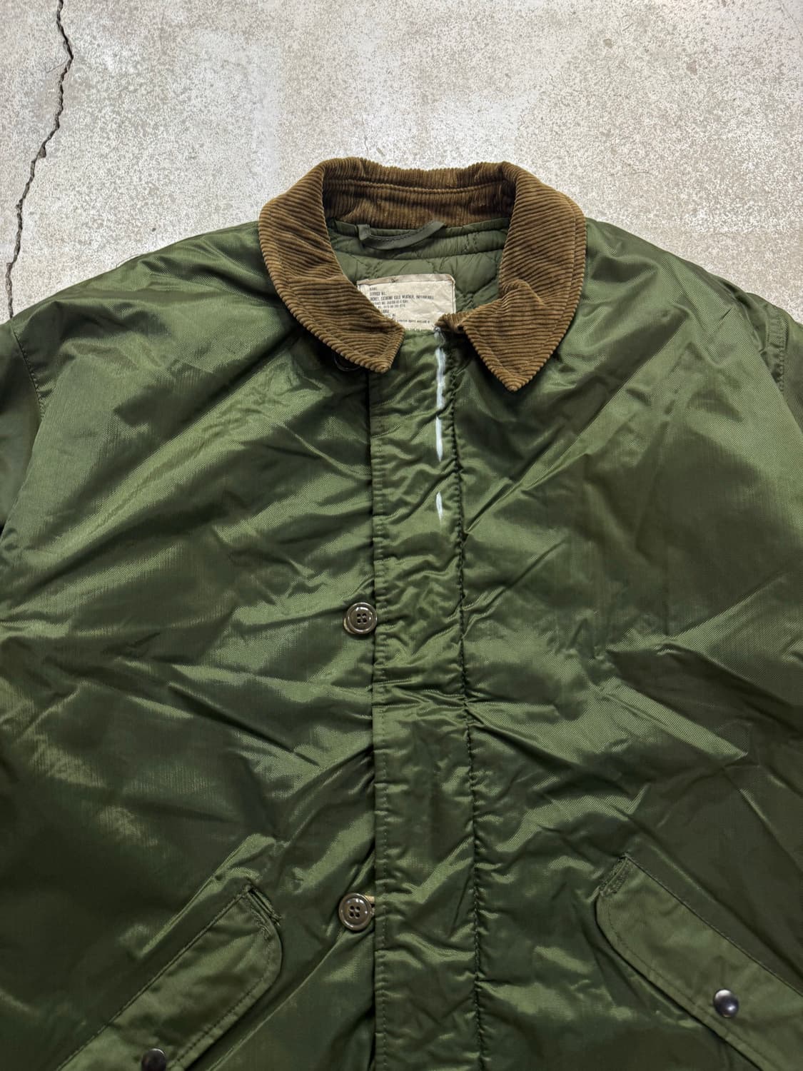 80s U.S NAVY 덱 자켓 알파인더스트리 상품이미지2