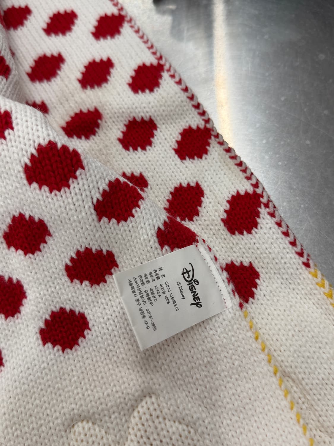 디즈니 미니마우스 도트 머플러 상품이미지9