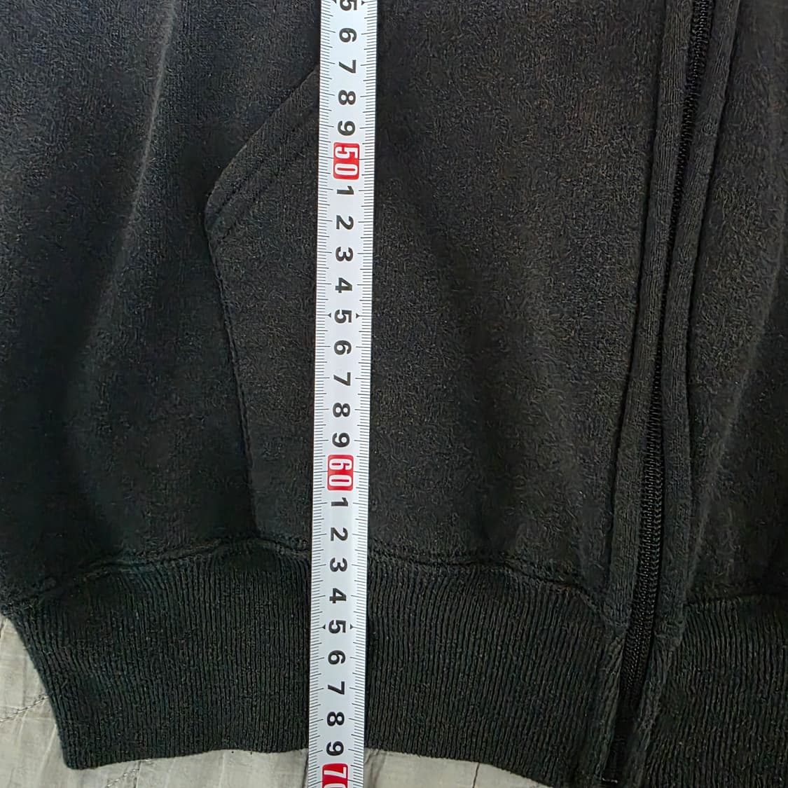 [XL] 90s 빈티지 러셀 애슬레틱 후드집업 블랙 ver.크레이지페이딩 상품이미지7