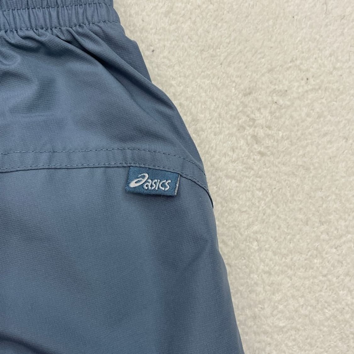 ASICS 우븐 트레이닝 팬츠 블루 90(105) 상품이미지5