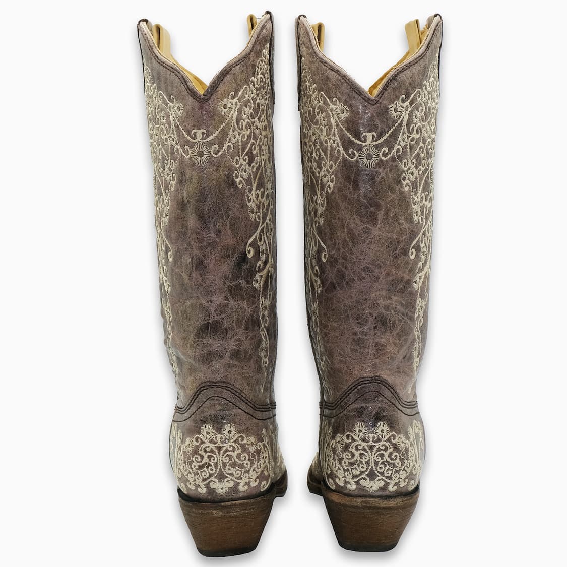 코랄(CORRAL)웨스턴 레더 부츠 7M(240)사이즈 BT24005 상품이미지4