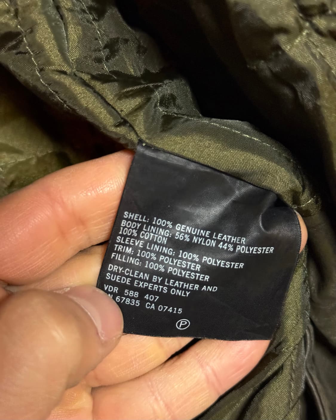 90‘s 노티카 레더 헌팅자켓 M 상품이미지7