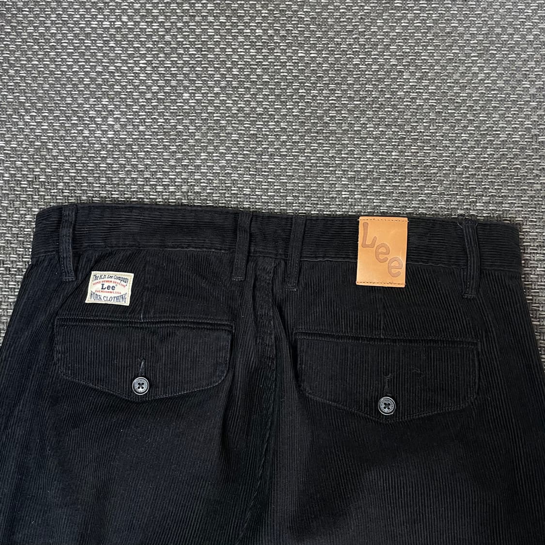 (32) Lee 블랙 골덴 팬츠 릴렉스드 핏 상품이미지6