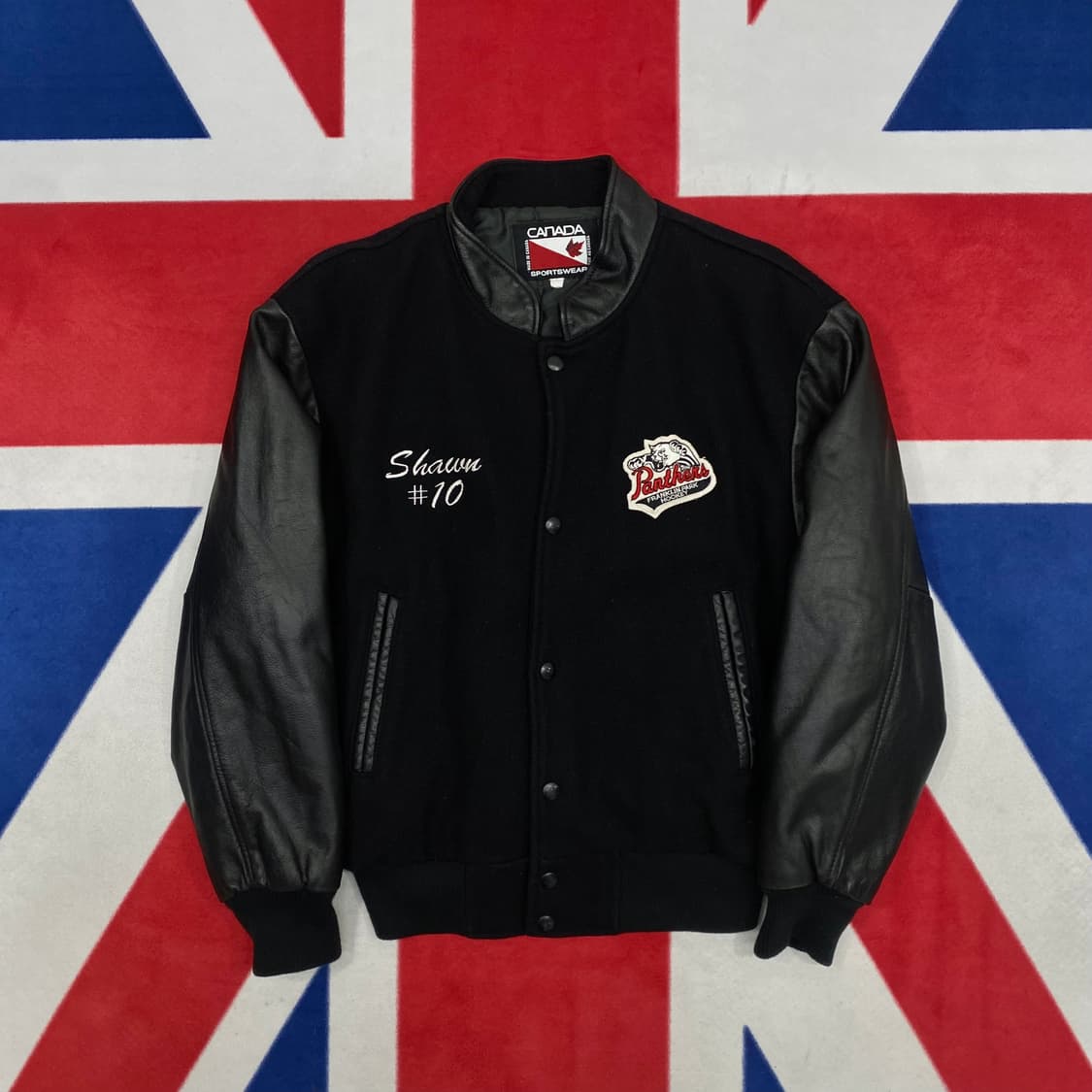 빈티지 바시티자켓 실측 M  상품이미지1