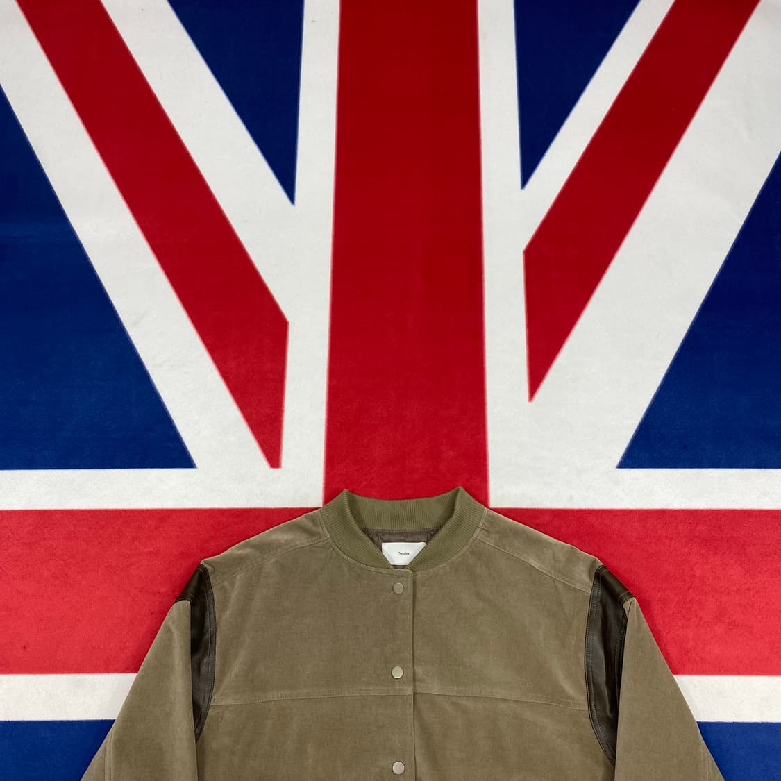 빈티지 오버핏 바시티자켓 여성 Free  상품이미지3