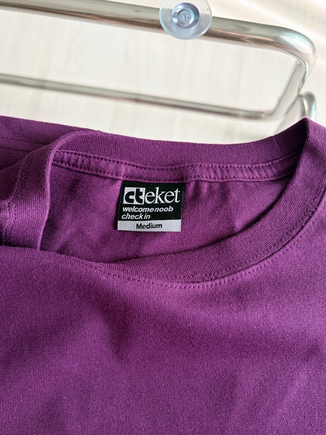 테켓 teket 반팔티셔츠 퍼플 M 상품이미지2