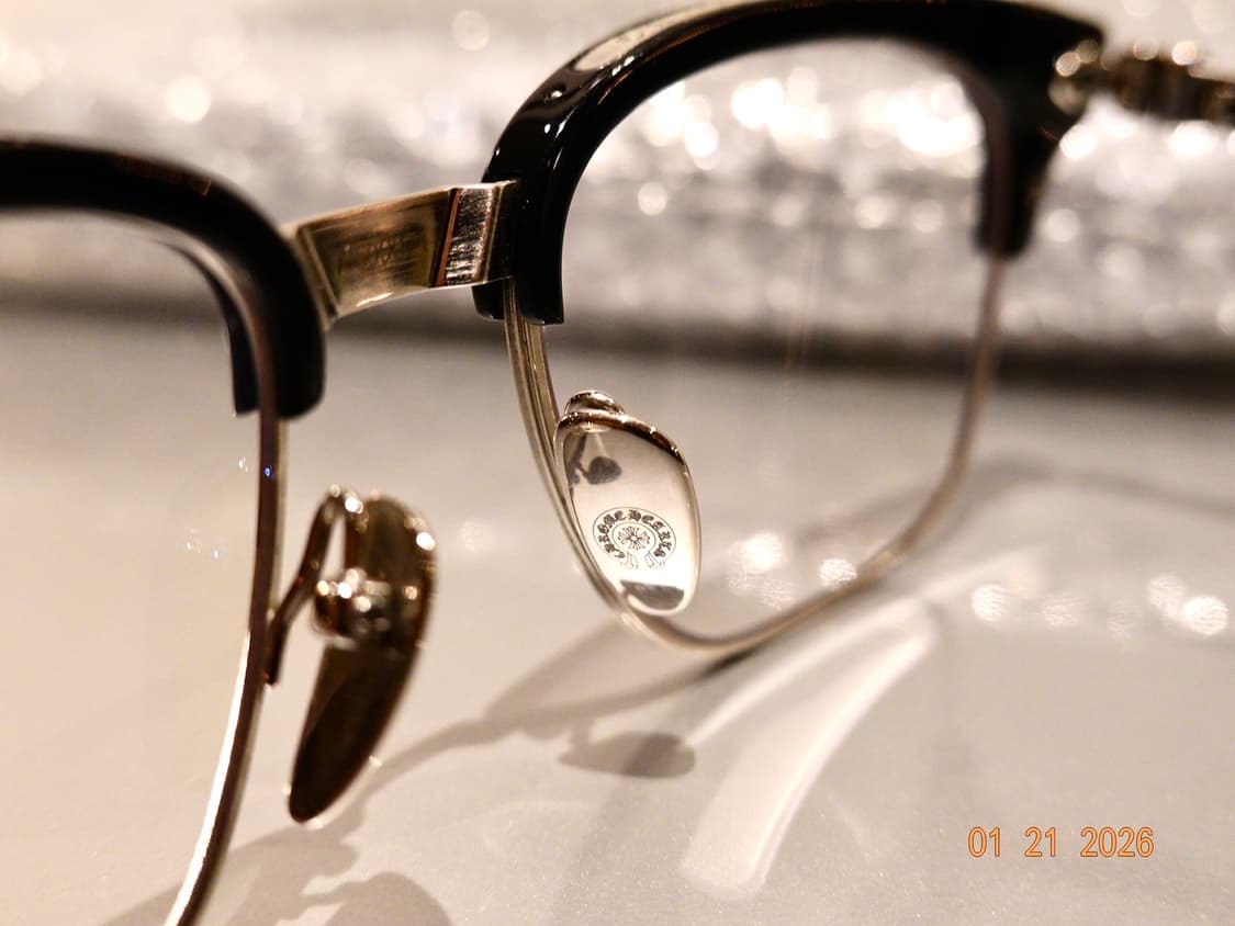 크롬하츠 보넨노이슈어2 블랙/브러쉬드 실버 안경 상품이미지8