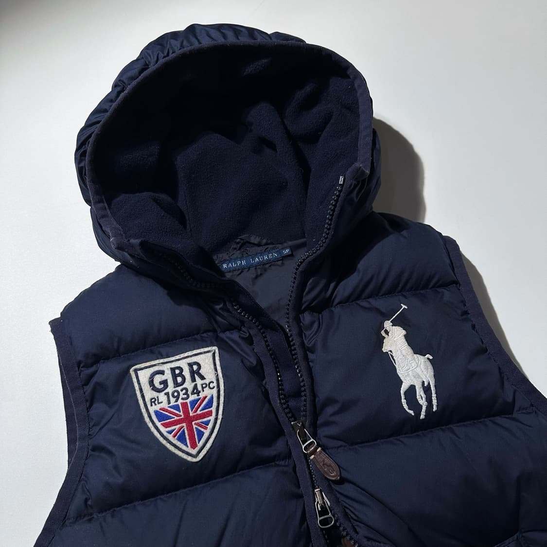 폴로 랄프로렌 빅포니 브리튼 구스다운 푸퍼 패딩 조끼 상품이미지4