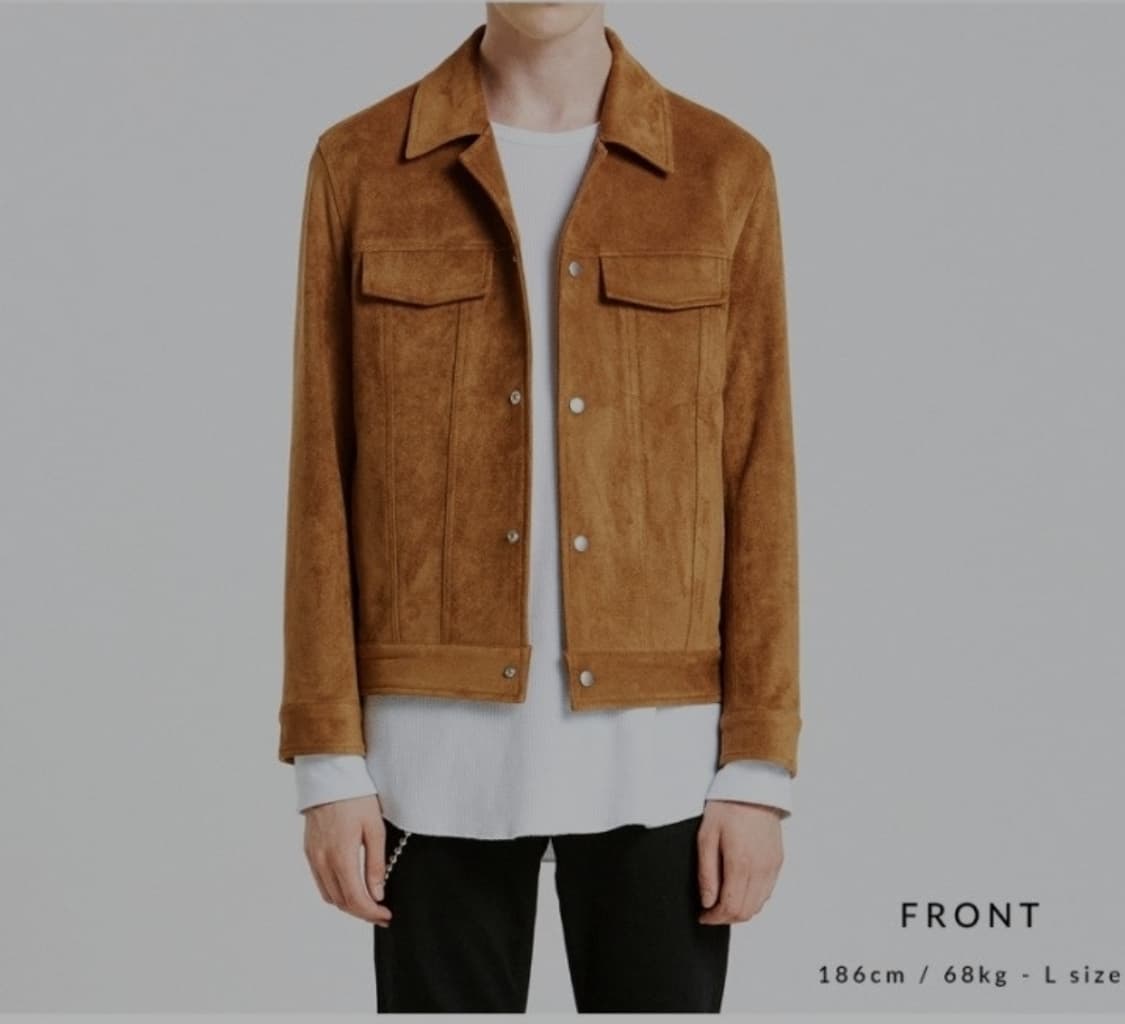 로파이 스웨이드 트러커 자켓 XL _ 남성 상품이미지1