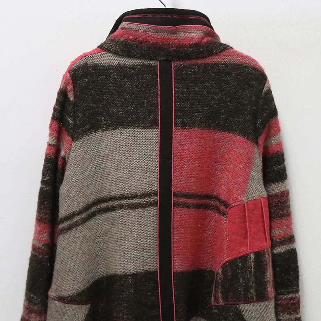 EIKO KONDO 하이넥 패치워크 코트 63507 상품이미지7