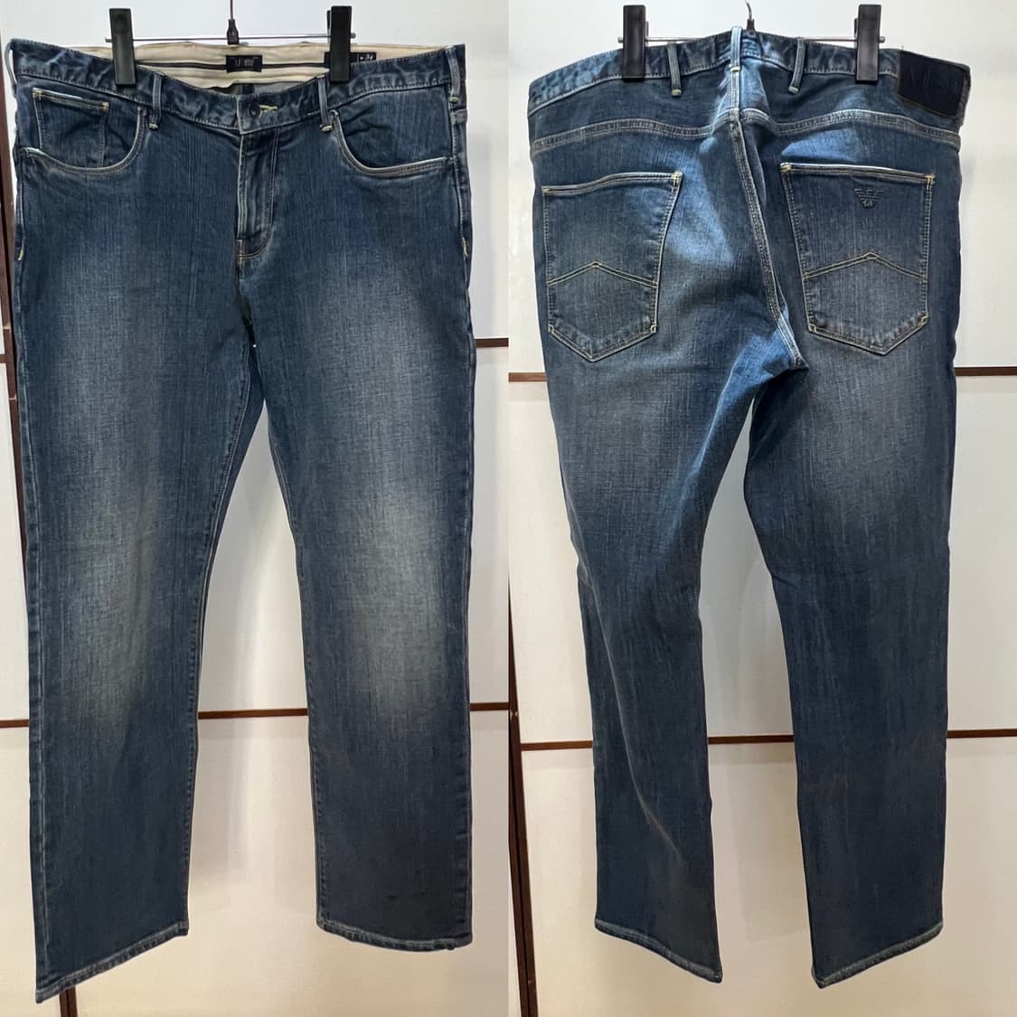 Armani jeans(아르마니 진) 슬림핏 청바지 2개 상품이미지3