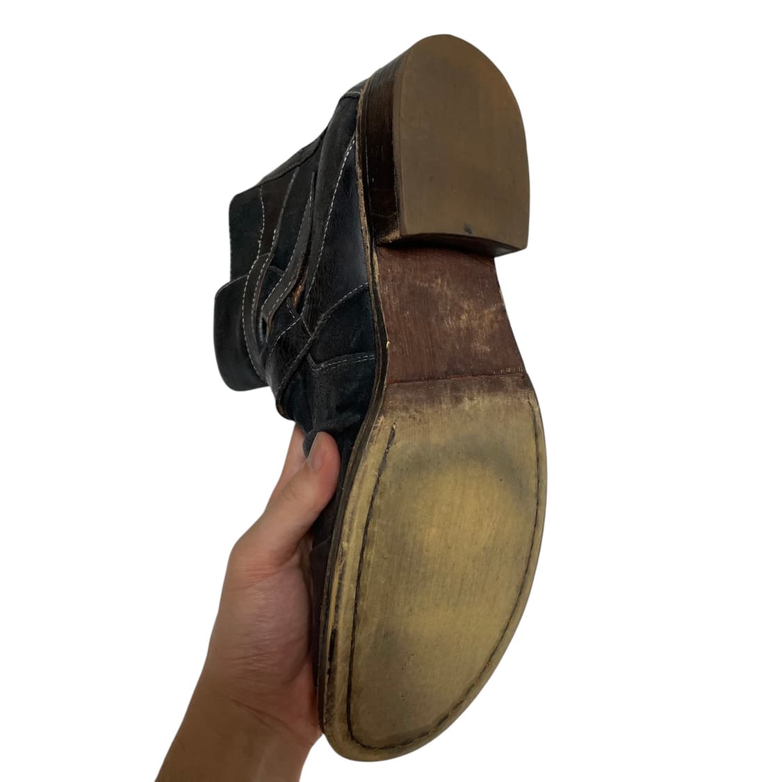 훕데두 주름가공 파이럿 부츠 상품이미지8