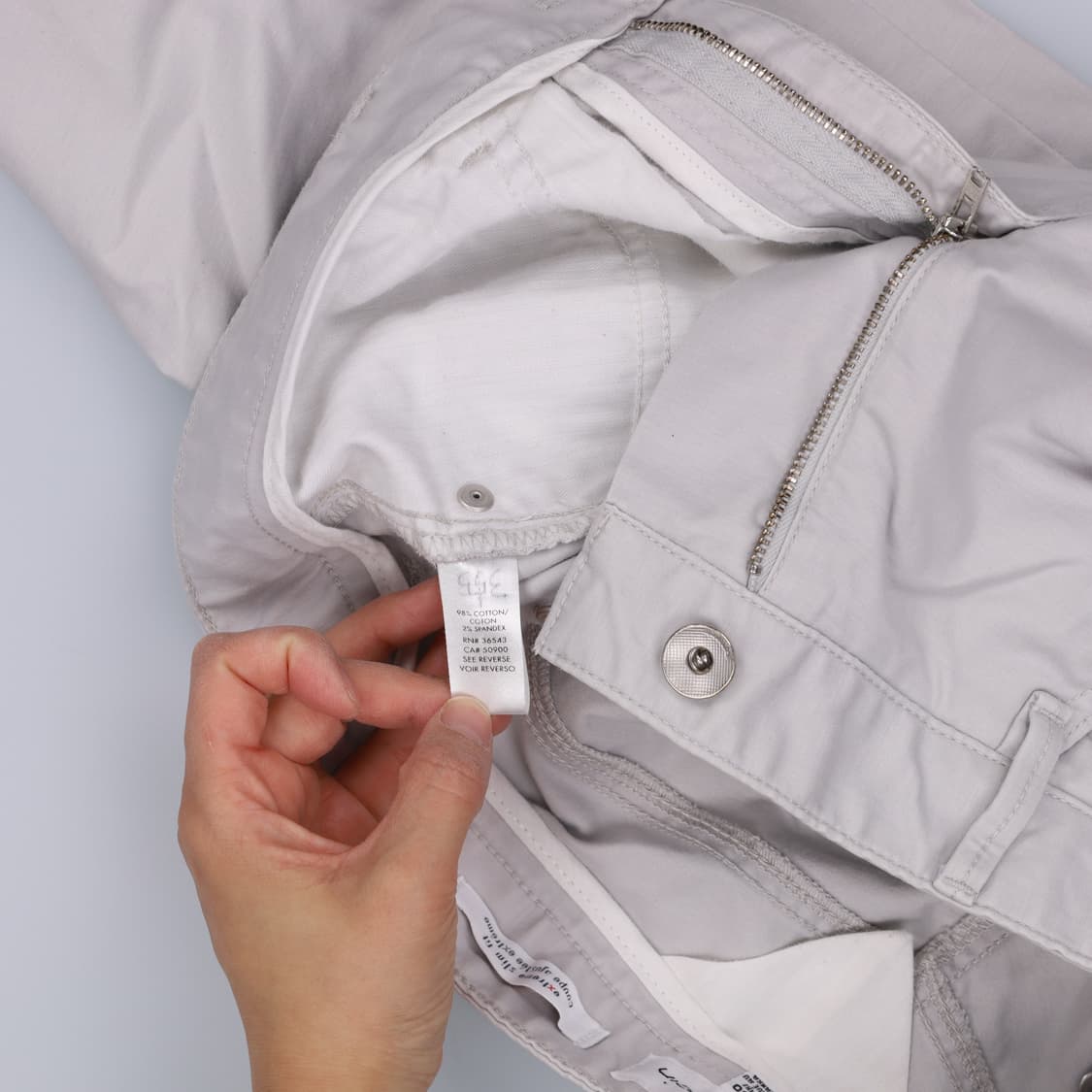 31X30 캘빈클라인 슬림핏 코튼팬츠 0408H1 상품이미지5