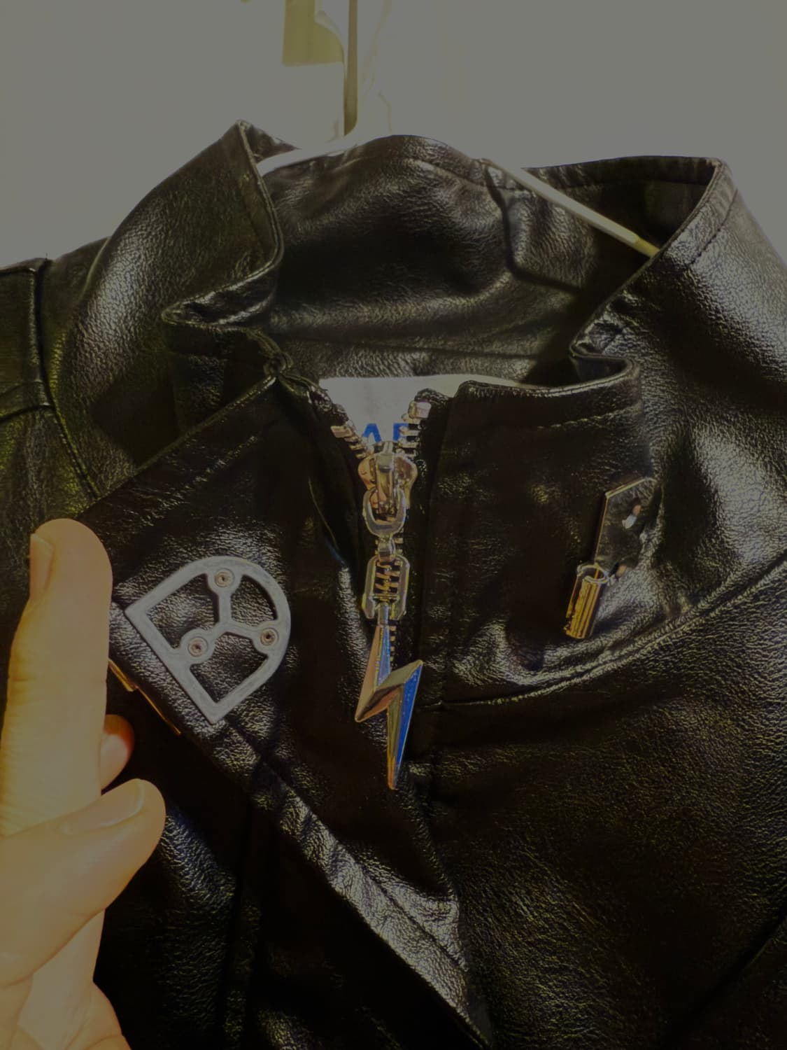 (새 상품M) Aelfric Eden 레이싱 파넬 가죽 자켓 (US) 상품이미지4