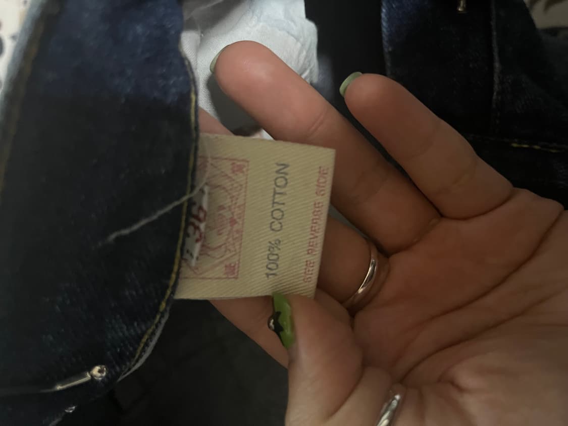 에비수 빈티지 백포켓 스티치 데님  상품이미지4