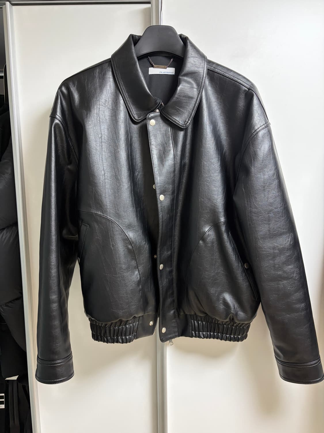 준태킴 jtk 아티저널 코르셋 레더 자켓 상품이미지1