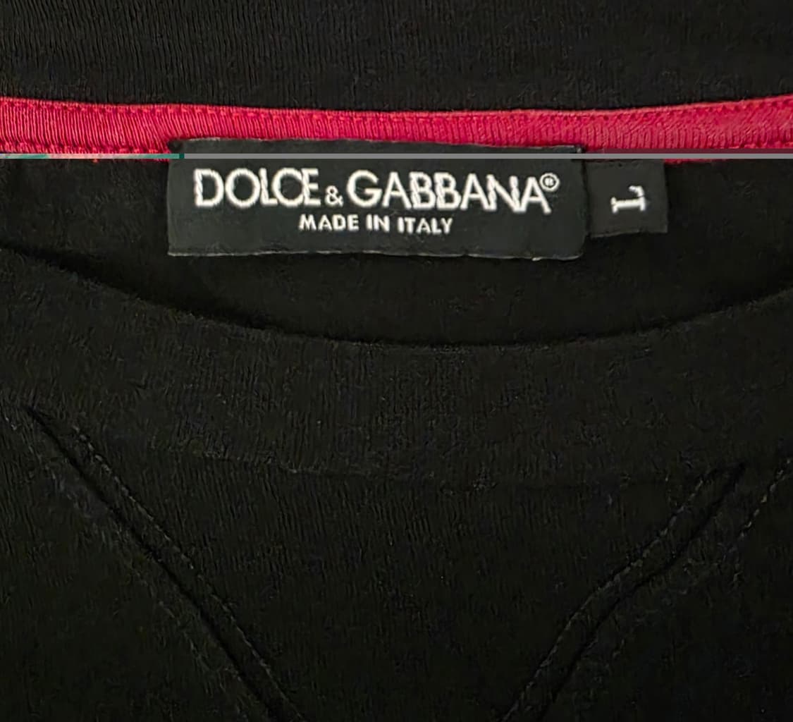 돌체앤가바나 eyes talk 프린팅 티셔츠 L 상품이미지3