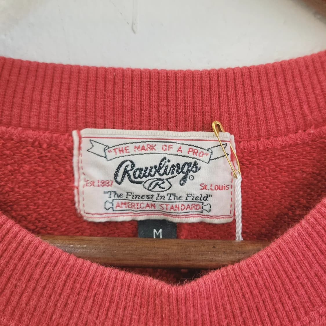 Rawlings 빈티지레드 스웻셔츠 상품이미지4