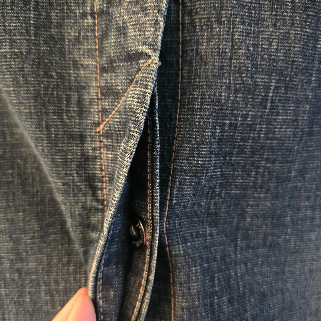 아메리칸빈티지 웨스턴 데님 원피스 롱 청자켓  상품이미지5