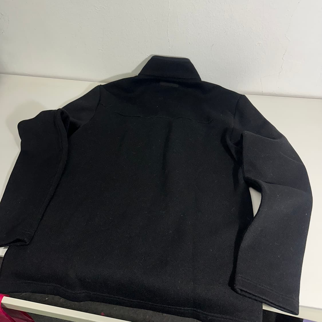 95 M 네파 블랙 기본로고 기모 폴리자켓 상품이미지5