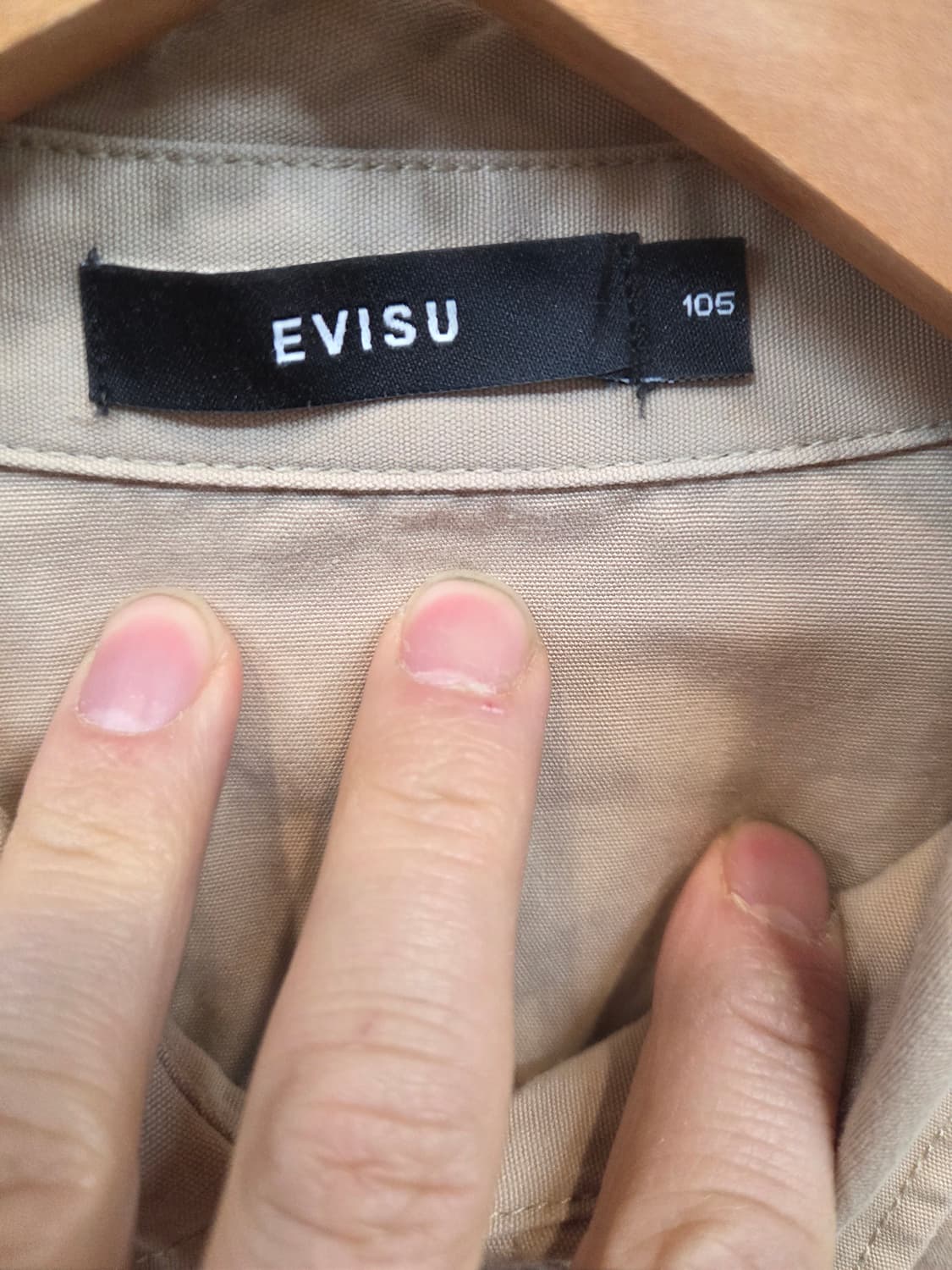 에비수 빈티지 자수 아우터형 셔츠 긴팔 L xl 상품이미지3