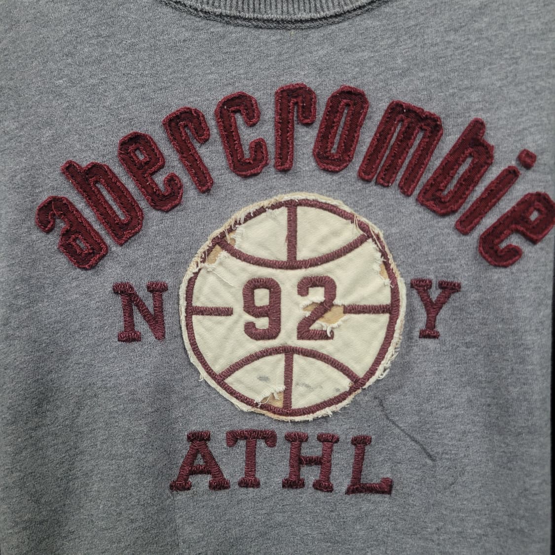 Abercrombie 아베크롬비 빈티지 빅로고 패치 셔츠  상품이미지3