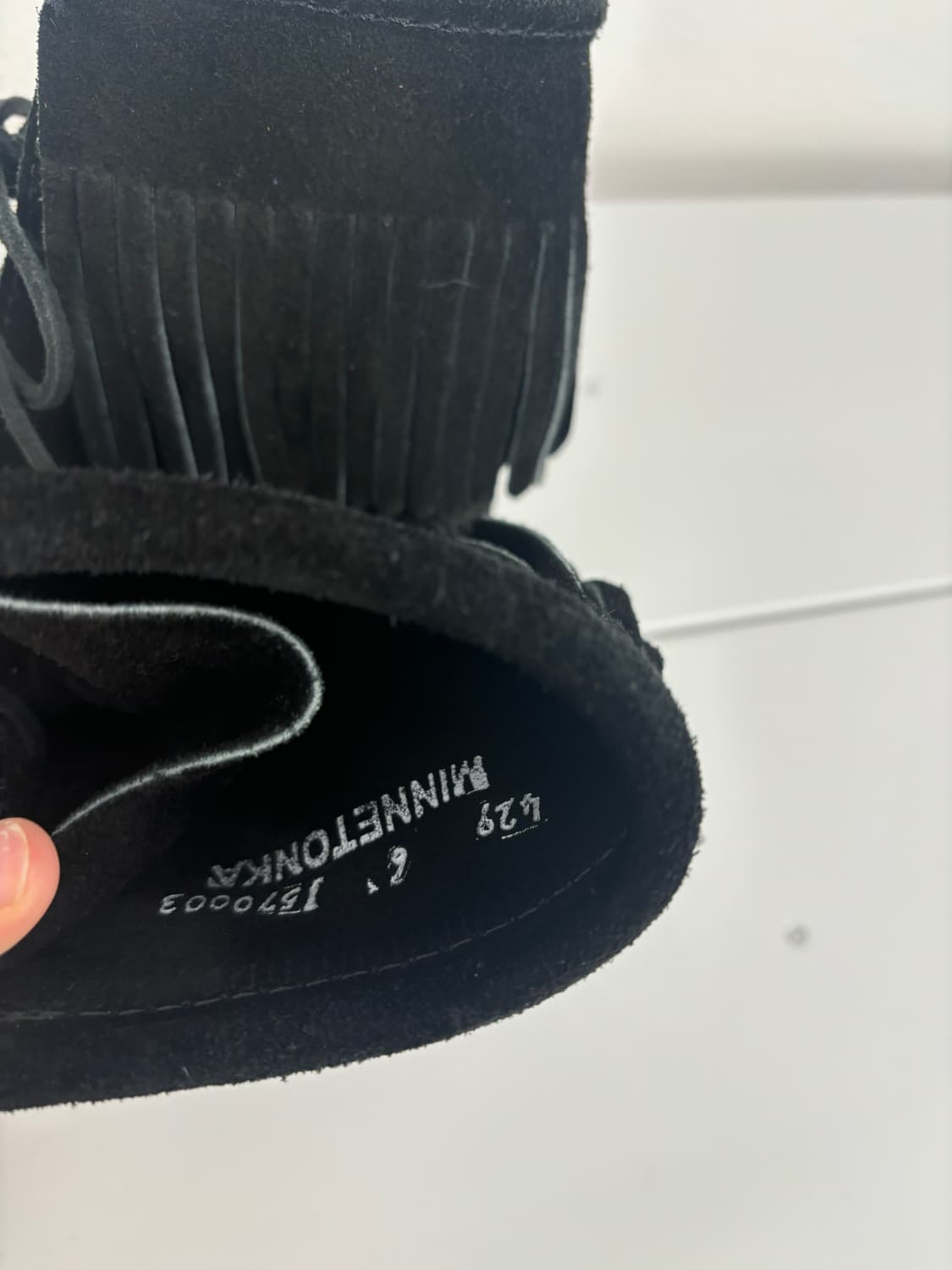 Minnetonka 프린지 부츠 스웨이드 상품이미지8