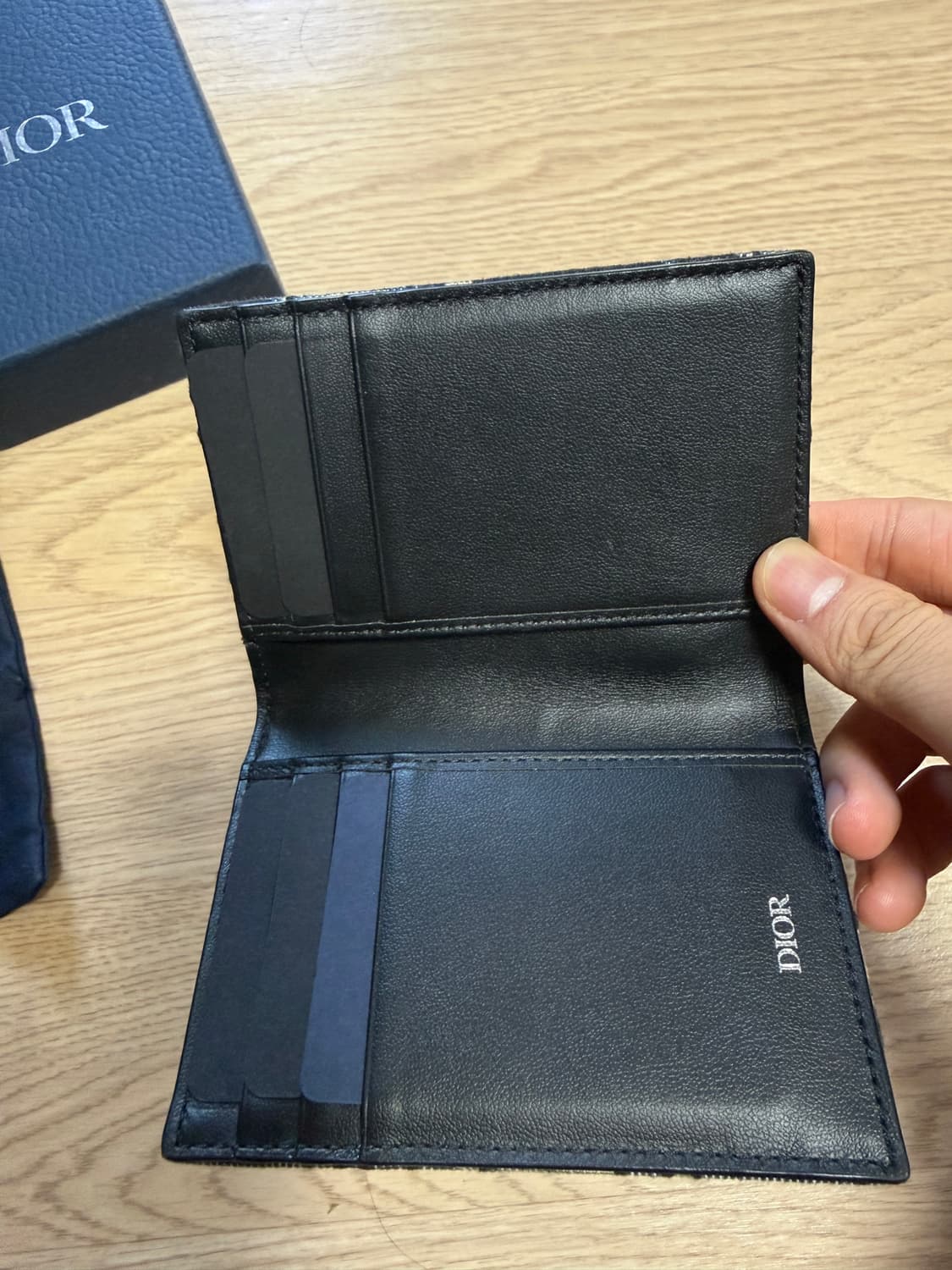디올 오블리크 카드지갑 베이지 상품이미지2