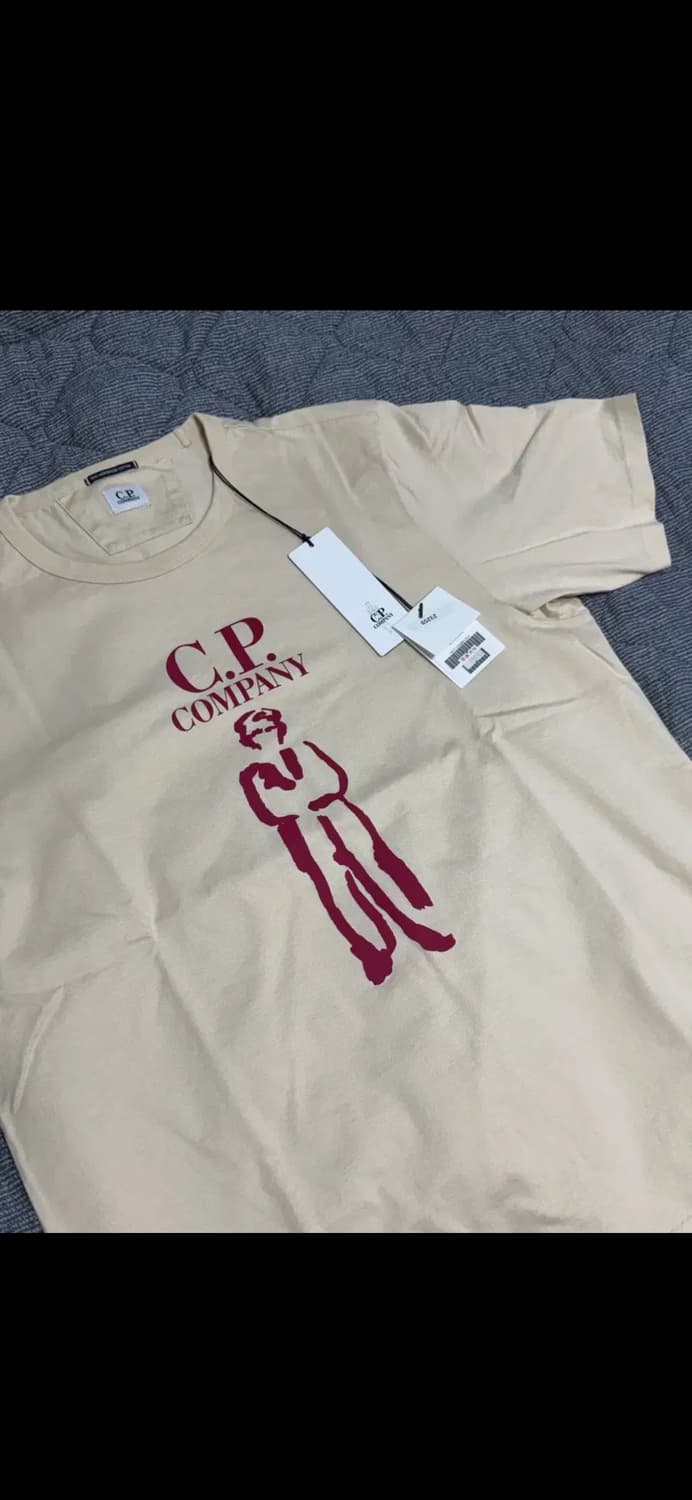 CP컴퍼니 반팔 티셔츠 아이보리 새상품(XL) 상품이미지2