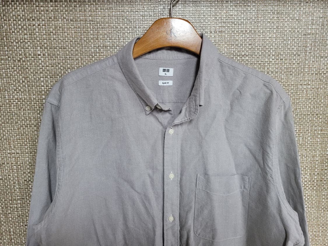 XL 105사이즈 유니클로 옥스포드 셔츠  상품이미지2