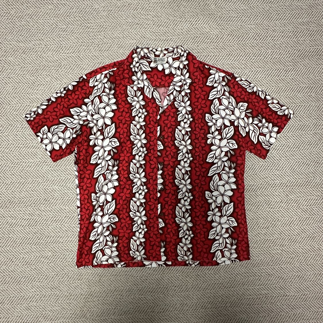 VINTAGE usa made hawaiian shirt 상품이미지1
