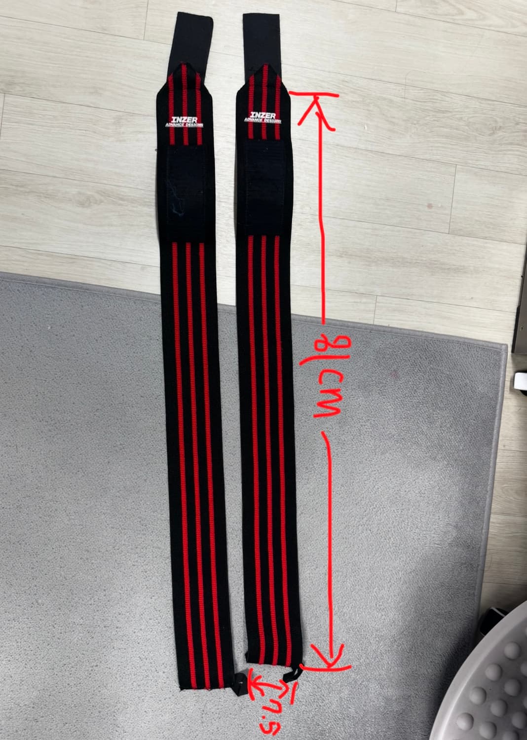 Inzer 인저 파워스프팅 손목보호대 리스트랩 상품이미지2