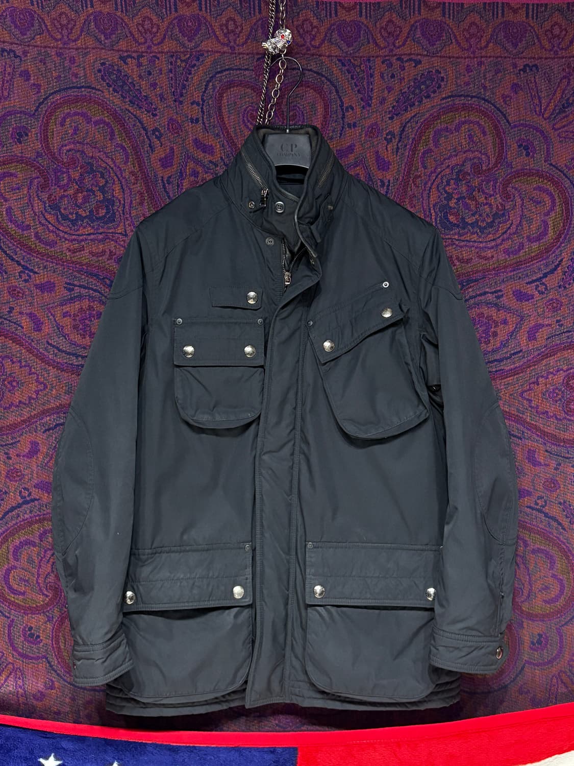 폴로 랄프로렌 바이크 가죽 패딩자켓 상품이미지1