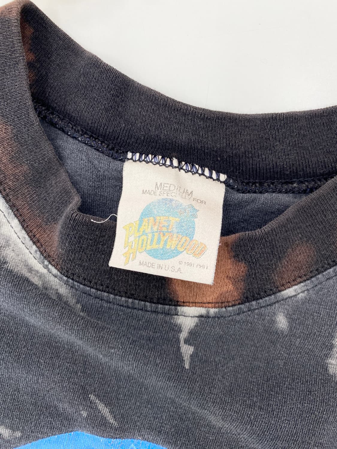 1991 플라넷 할리우드 호놀룰루 반팔티셔츠 상품이미지5