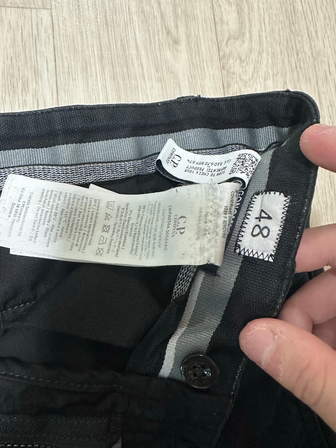 Cp컴퍼니 블랙 카고팬츠 상품이미지7