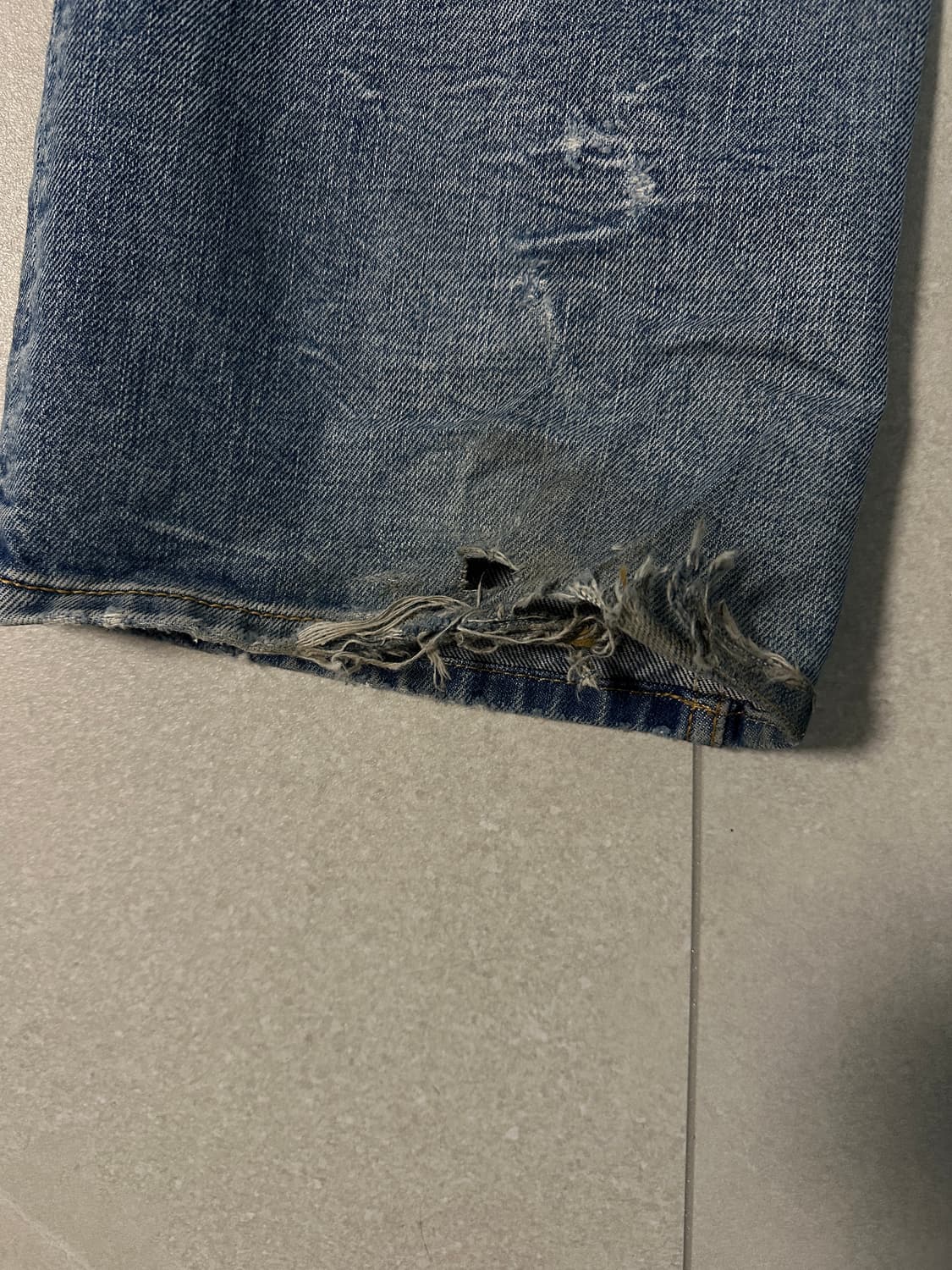 디젤 부츠컷 데님 버튼플라이 W33  L30(황금사이즈) 상품이미지3