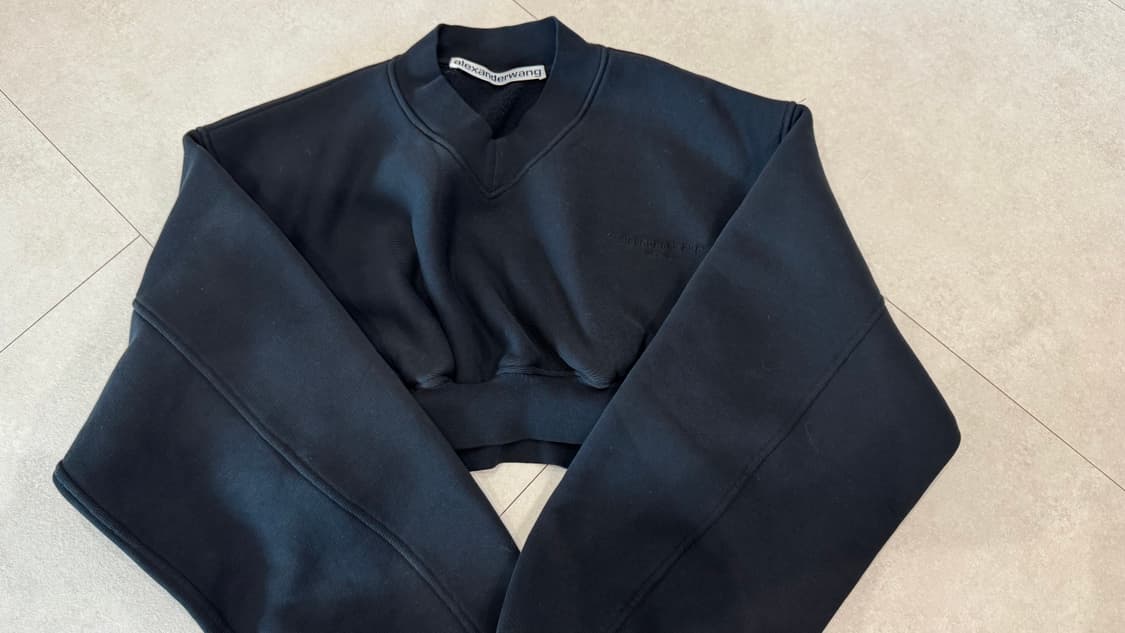 알렉산더왕 크롭 맨투맨 상품이미지1