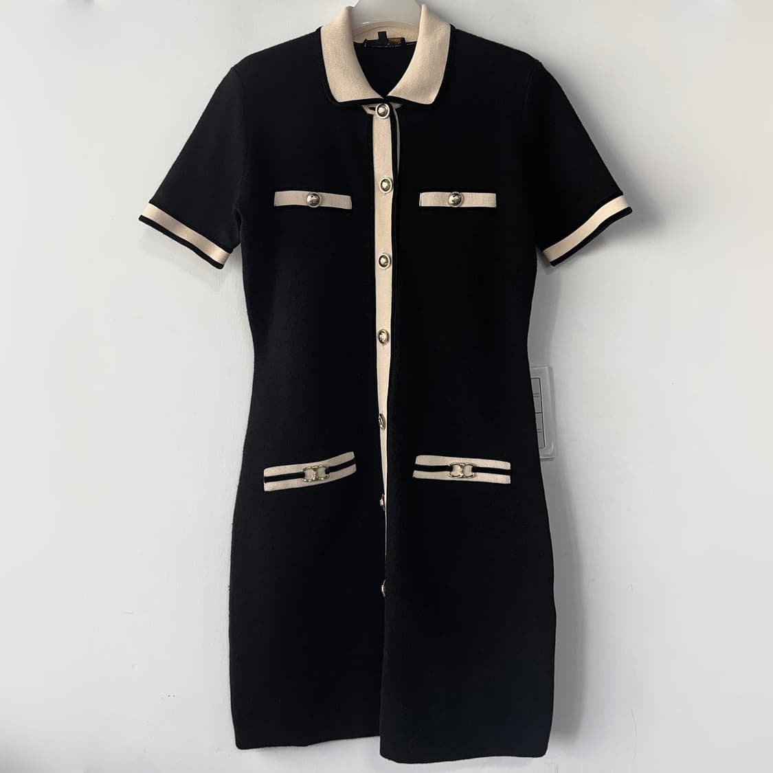 마쥬 maje 홀스빗 반팔 니트 원피스 상품이미지3