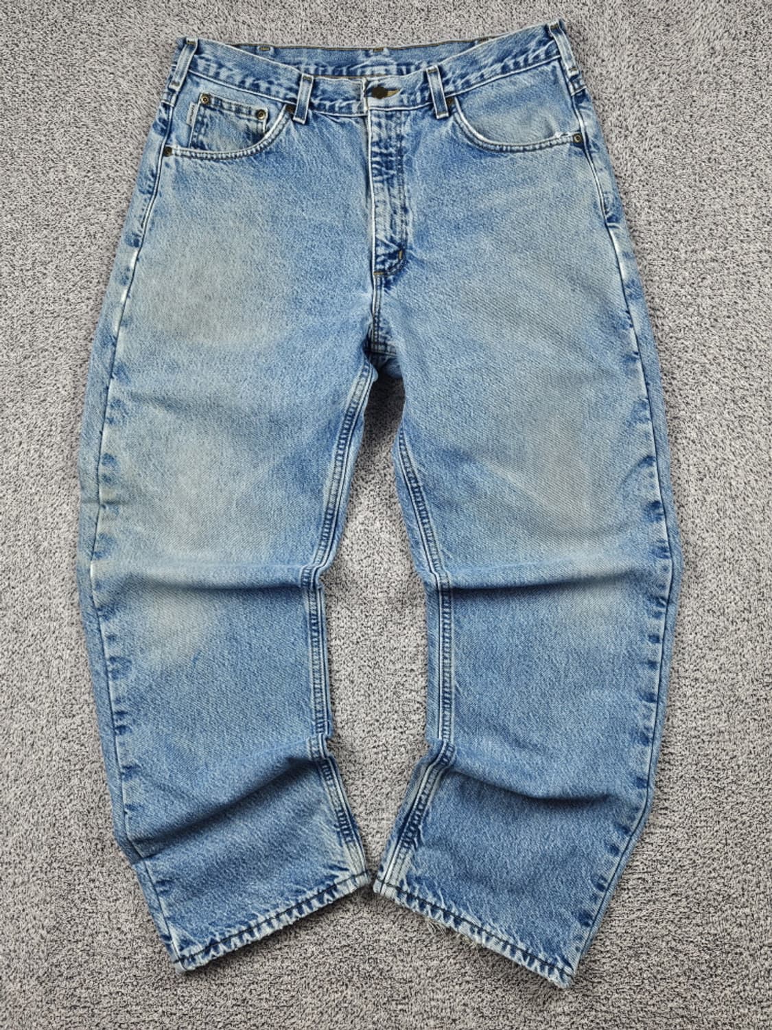 칼하트 헤비 플란넬 데님 워크 팬츠 ( 34 X 30 )/ 10376 상품이미지2