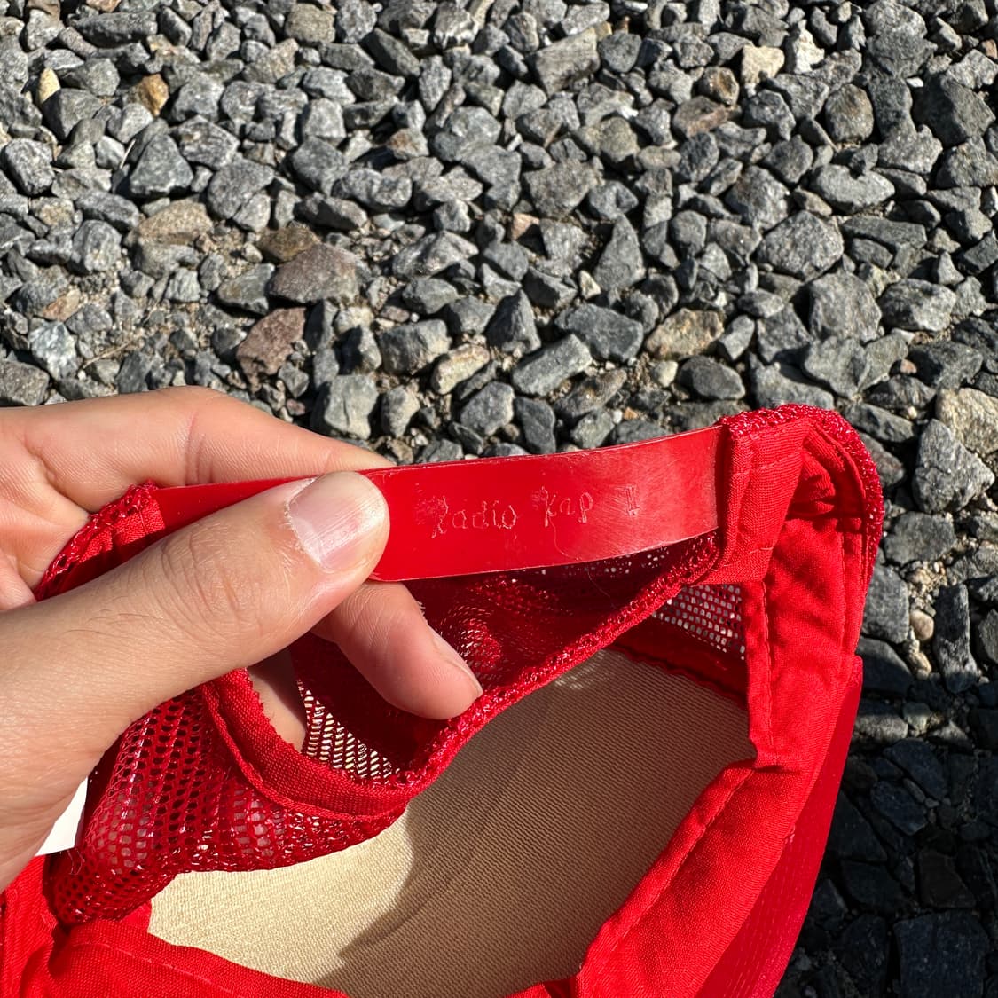 vintage wible's concrete trucker cap 상품이미지5