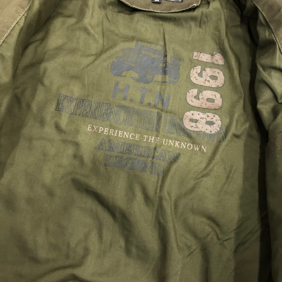 빈티지 밀리터리 봄버 자켓 상품이미지5