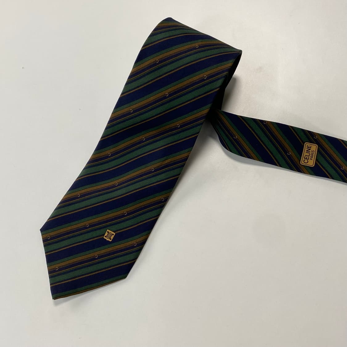 셀린느(celine) 심플로고 명품 정품 넥타이 상품이미지4
