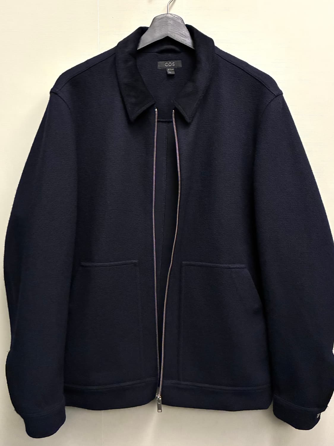 (M/100)COS 코스 코듀로이 카라 코튼 울자켓 블루종 상품이미지8