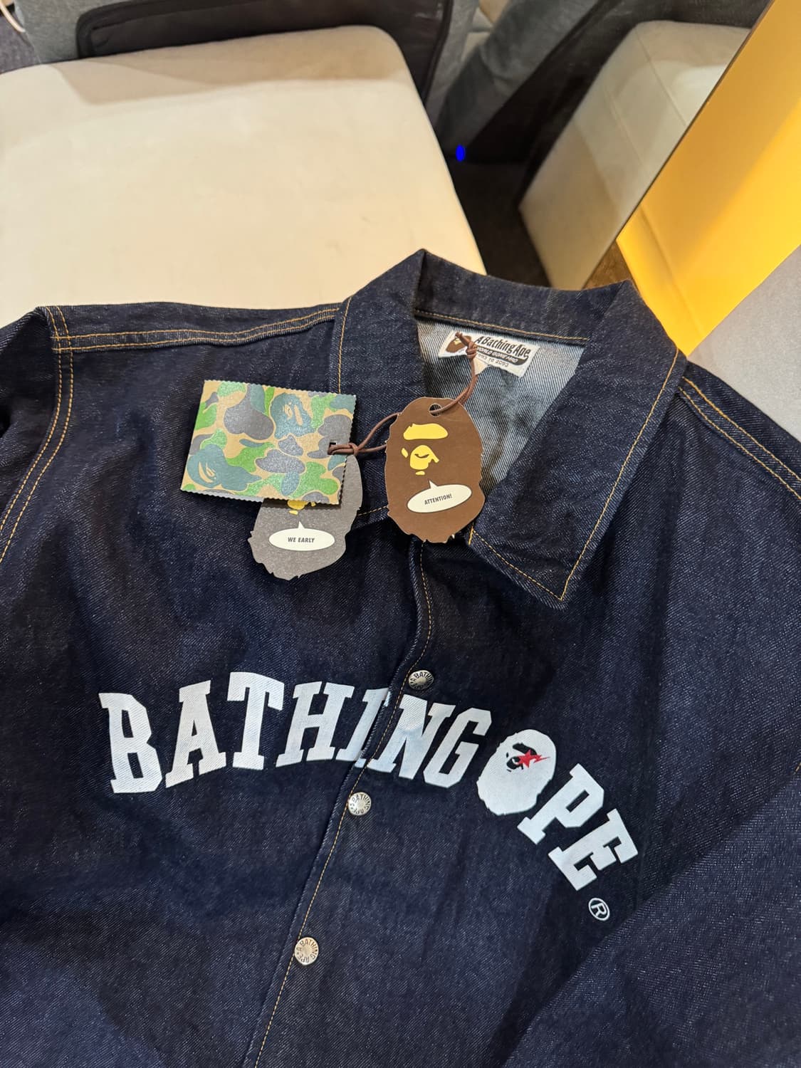 베이프 데님 자켓 L 상품이미지2